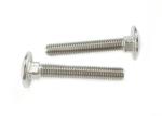 Polishing Hardware Nuts Bolts Mushroom Head SS M6 Carriage Bolts Square Neck