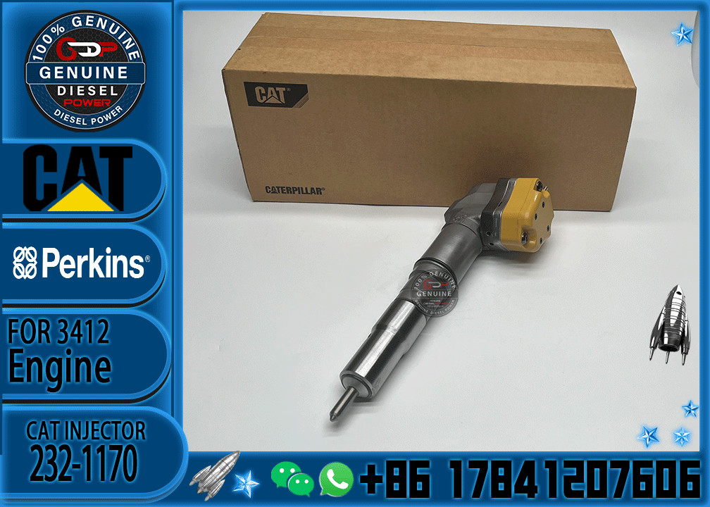 198-6877 204-2467 232-1170 232-1175 3412E Engine Diesel Fuel Injector 174-7526 174-7527