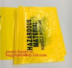 Biohazard Treatment Bags, Sterilized Bags, Disposal Bags, Waste Sacks, Hazardous