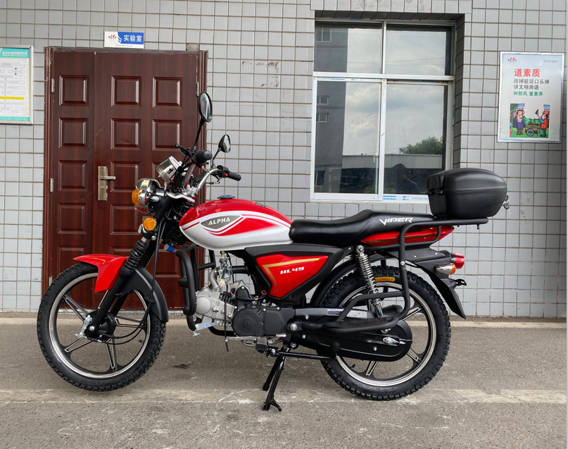 Azerbaijan New Cheap Import Motorcycles Hot Sale Alpha Moped Fashion Look 50CC Motorcycle