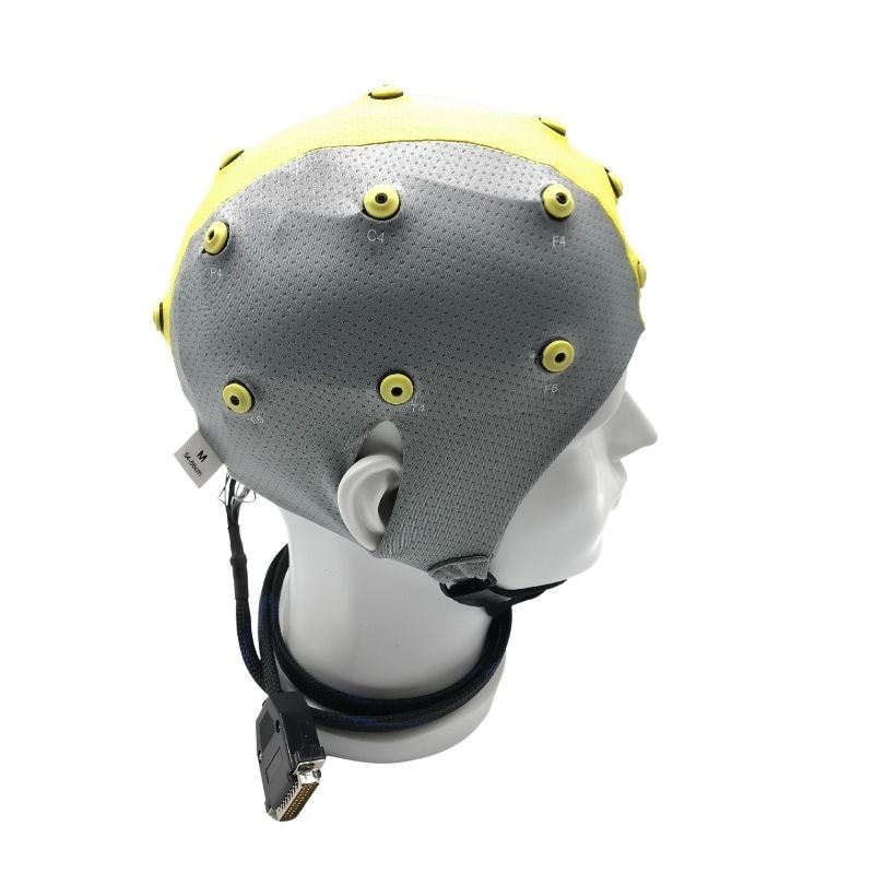 BESDATA portable sports wireless active dry electrode blank skull EEG electrode cap for reseach and neurofeedback