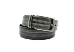 Business Men Clamp Pin Buckle Belt With Embossed Strap