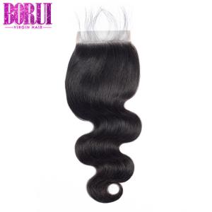 Quality Transparent Lace Human Hair Lace Closure Pre Plucked With Baby Hair All Color wholesale