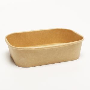 Quality Leakproof Disposable Square Paper Bowl For Salad Soup Food Grade 750ml wholesale