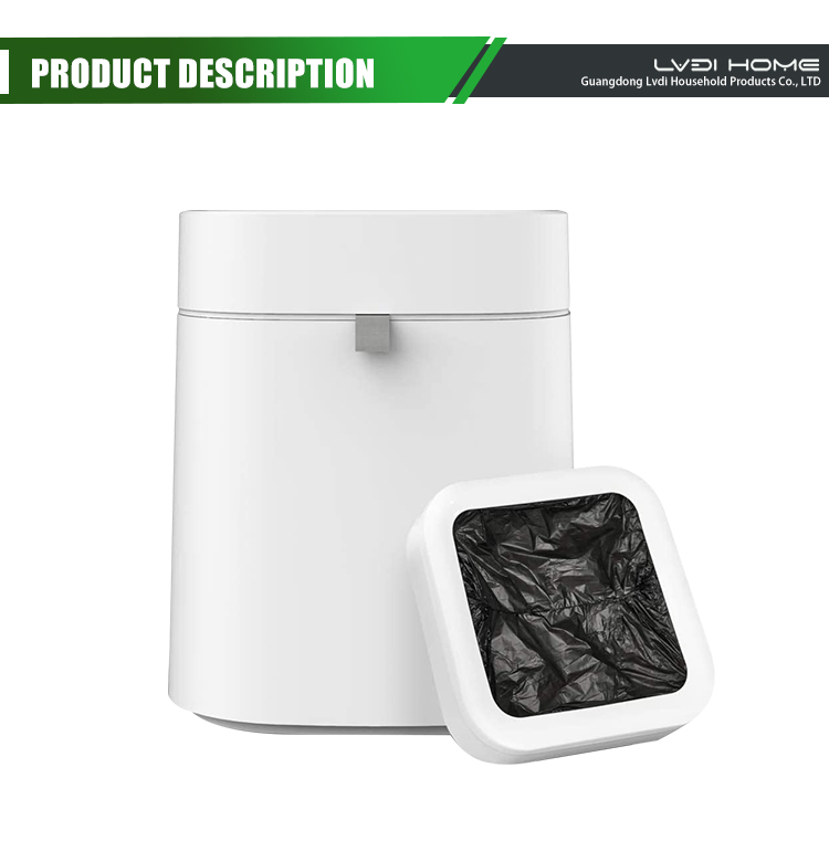 Auto Sealing and Changing Trash Smart Can Touch-Free Intelligent Trash Bin Automatic Kitchen Smart Trash Can Sensor