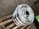 Wear Resistant Steel Rail Wheels Powder Coating Surface 42CrMo 60E Material