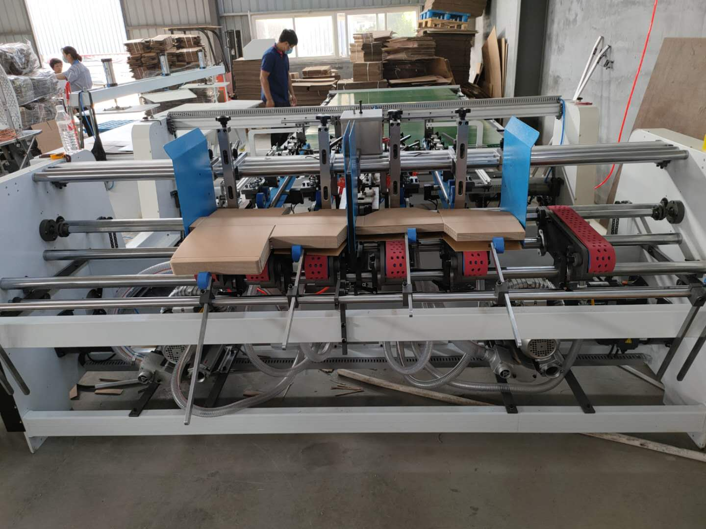 Double Piece Joint Corrugated Sheet Forming Machine For Manufacturing