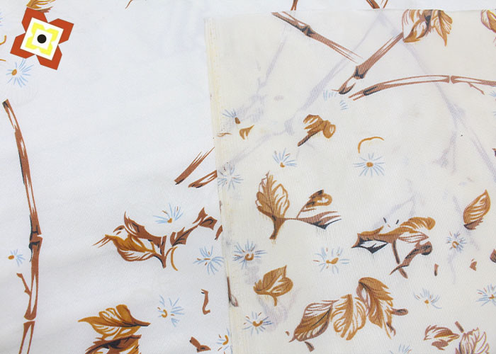 230cm Width Pillow Mattress Quilting Fabric Beige Decor Tear Resistant
