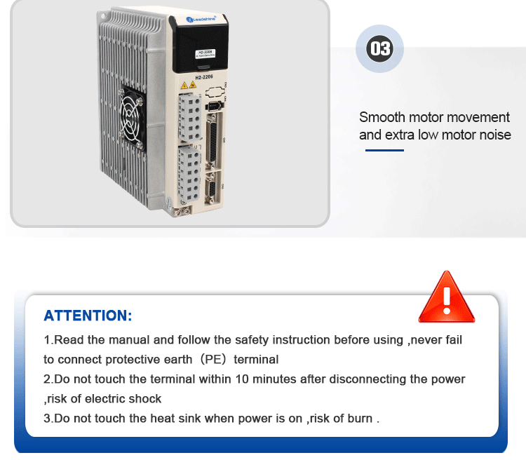 150-220vac High speed H2-2206 hybrid servo drive for stepper motor