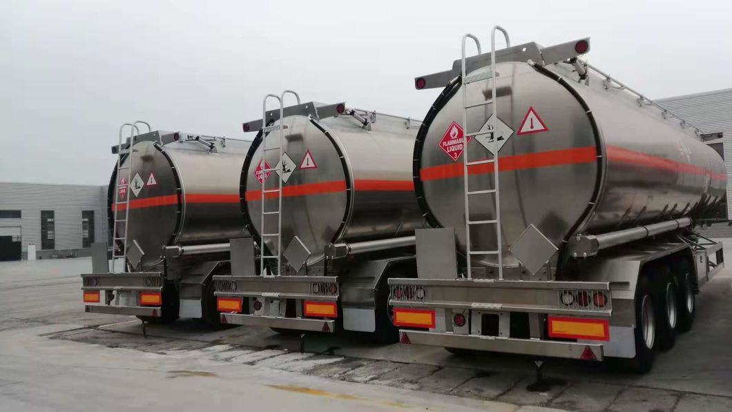 Factory Manufacturer Oil/Fuel/Diesel/Gasoline/Crude/Water/Milk Transport Tanker Semi Trailer