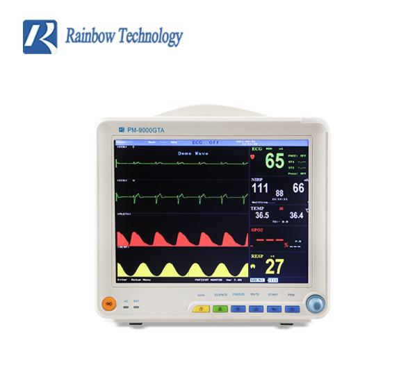Cheap Medical Equipment ICU Vital Signs Wire and Wireless Network Patient Monitor for Hospital Operation Room for sale