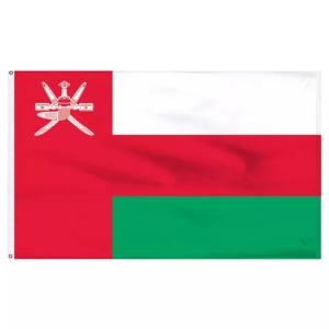 Quality Custom Flags 3x5 Ft Flag 100% Polyester Oman National Flag wholesale