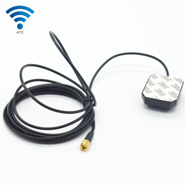 RG174 178 Cable GPS Antenna for Car , Active High Gain Patch Antenna GPS Auto