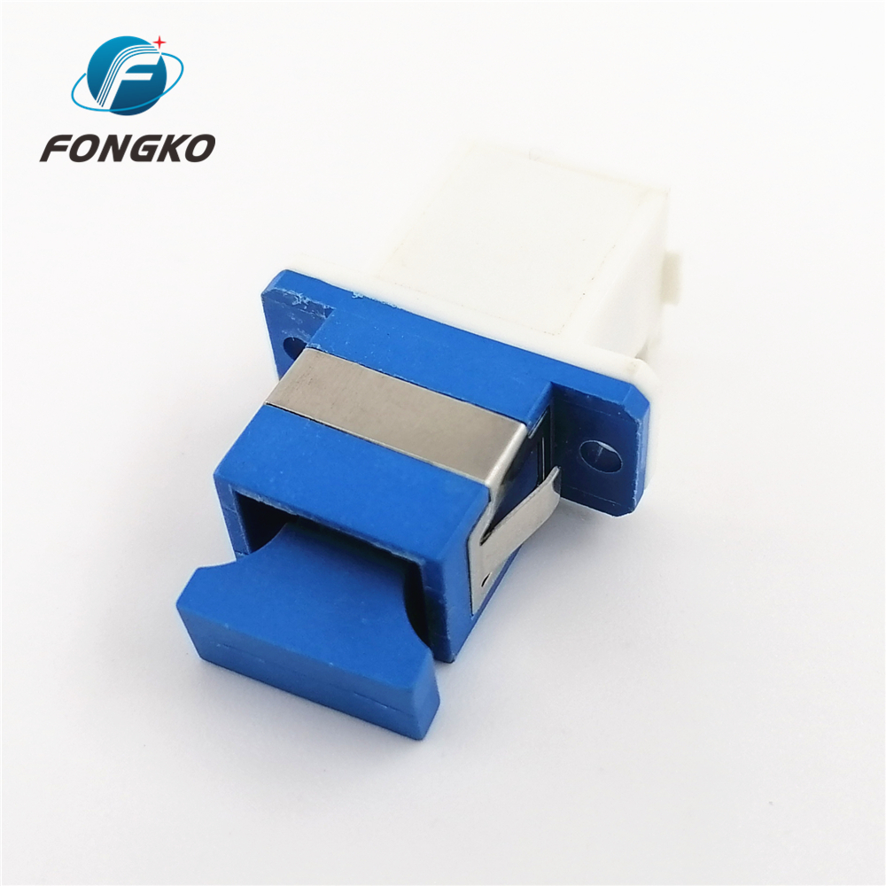 Single Mode LC Duplex Adaptor With Shutter UPC Fiber Optical