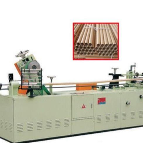 Cheap Cardboard 37kw Paper Core Cutting Machine 1.5*0.8*0.6m Double Side Gluing for sale