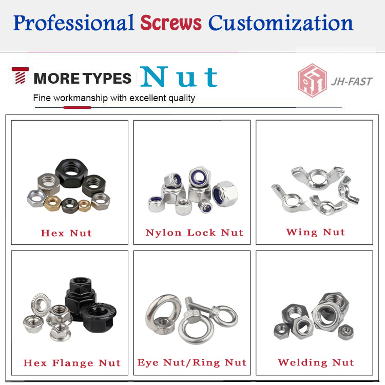Metric Flat Head Rivet Nut M3 M4 M5 M6 M8 M10 Knurled Stainless Steel for Performance