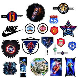 Quality Durable Pvc Lenticular Image Printing Patch For Textile Clothes 3d Flip Effect Change wholesale