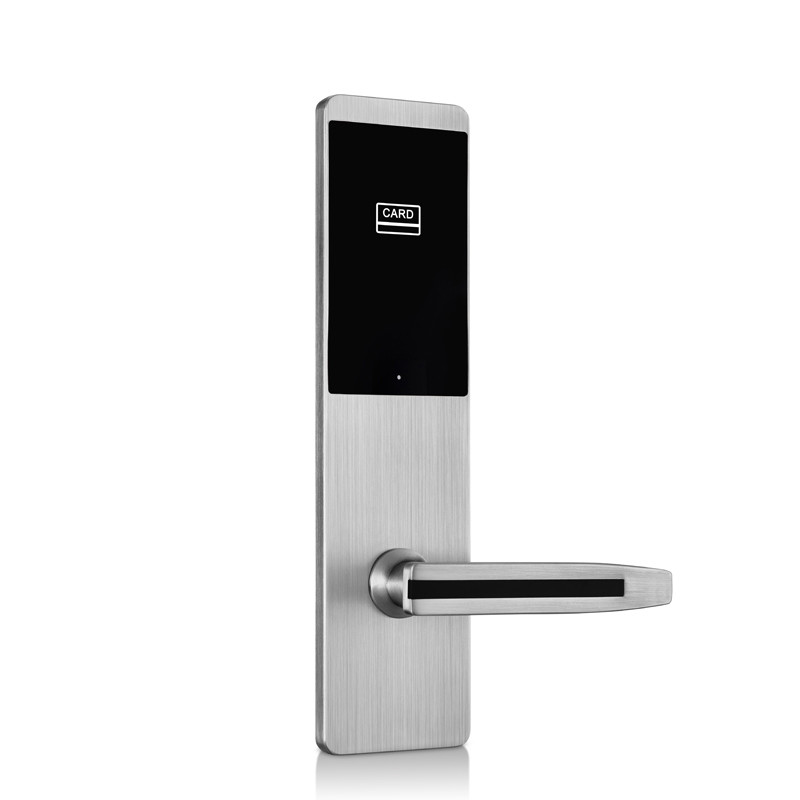Zinc Alloy Electronic Security Hotel Swipe Card Door Locks