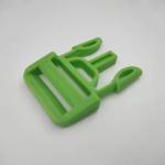 CCIC Square Green 1 Inch Side Release Plastic Buckles For Handbags
