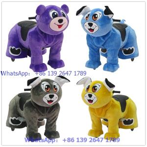 Quality Kids entertainment in the mall coin operated battery power zippy animal kids ride on horse wholesale