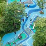 Acid Resistance EPDM system Rubber Flooring Football Field Anti Slip