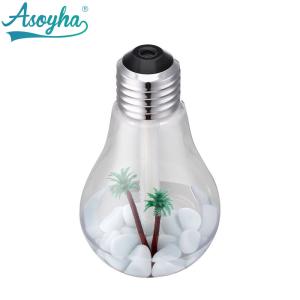 Quality 400ml Aroma Air Humidifier , Light Bulb Humidifier 153*88*88mm Size wholesale