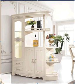 Quality luxury French style living room bar cabinet/partition cabinet wholesale