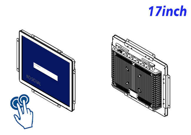 17-Inch Touch Screen for Factory Automation and Security Systems
