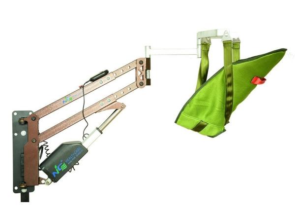 Electric Portable Patient Lifting Devices 180kgs Steel Frame Materialfor