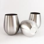 Nature Color Stainless Steel Insulated Bottle 18oz 500ml Wine Glasses