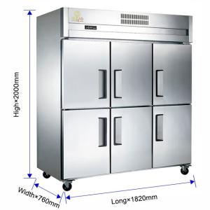 Quality Electric Stainless Steel Restaurant Freezer with -12.C to -18.C Temperature Range wholesale