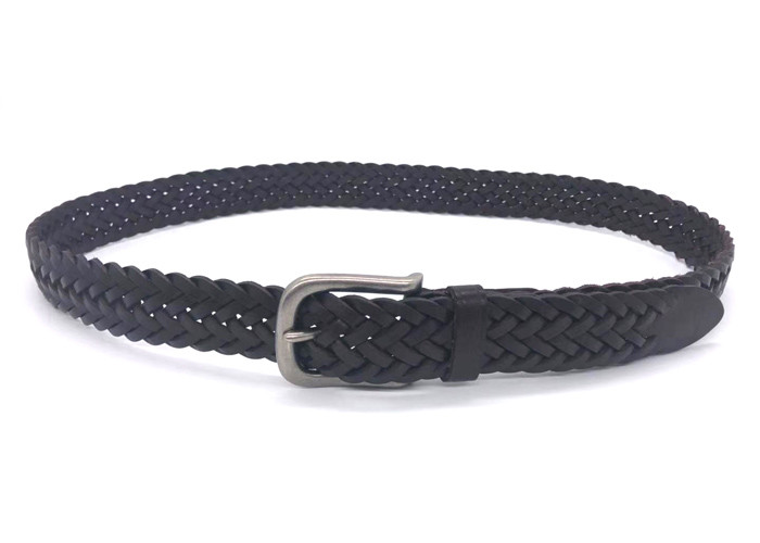 OEM Pin Buckle 130cm Genuine Braided Leather Belts