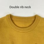 custom logo OEM ODM wholesale fashion organic kids boys' letter jacquard