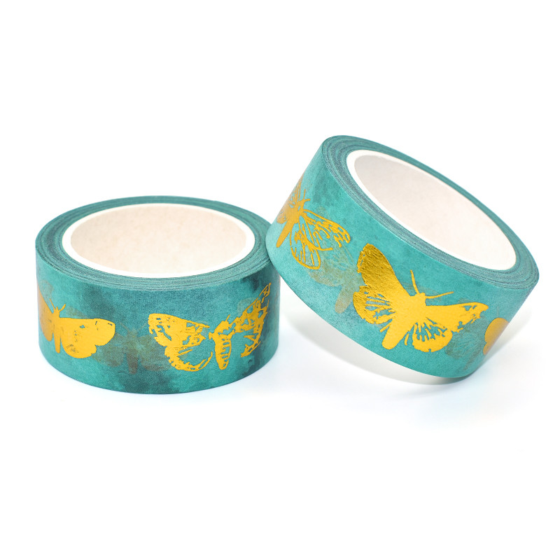 Custom Cartoon Design Colored Washi Tape Printed Foil Washi Tape