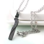 Hottest Fashion Couples Jewelry Stainless Steel Heart Necklace Pendant