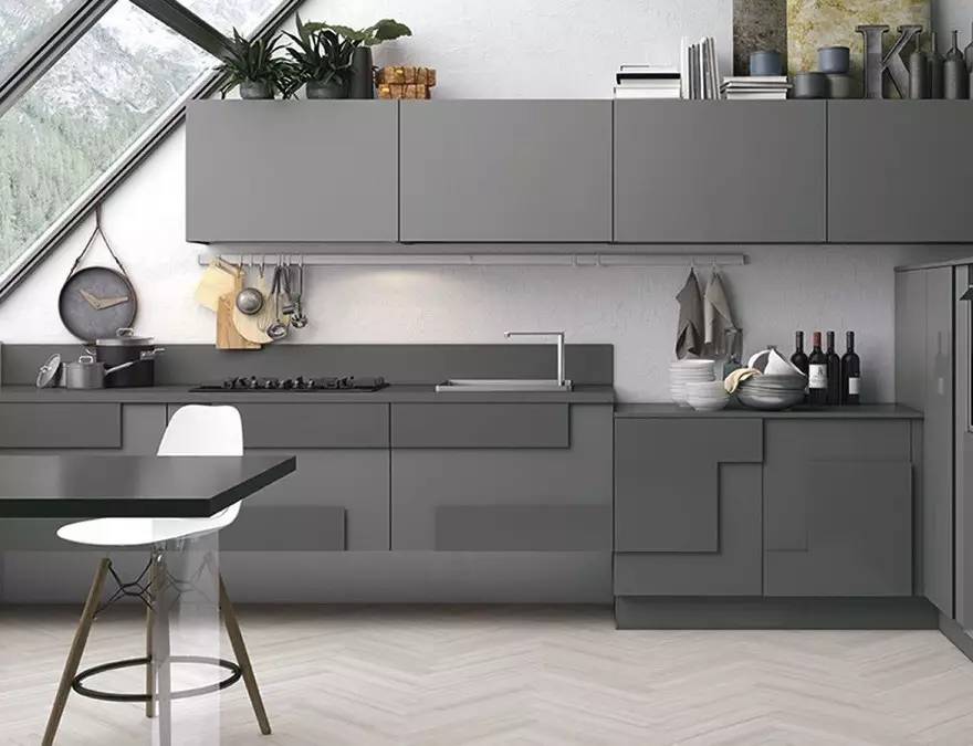 Waterproof Gray YALIG Glass Panels Handles for Kitchen Cabinet Replacement Advantage