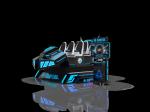 Virtual Reality Game Equipment 6 Seats 9d Virtual Reality Roller Coaster