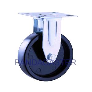 Quality Fixed Polypropylene Caster Cart Wheels , Low Profile Swivel Caster Top Plate wholesale