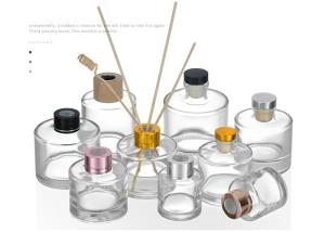JZPACKING Air Freshener Glass Diffuser Bottle With Sticks  50ml-200ml
