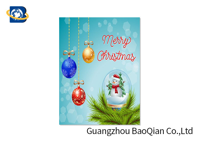 Pretty 3D Lenticular Christmas Cards , Custom Lenticular Business Cards