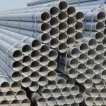 Zinc Plated Galvanized Round Pipe 6mm - 76mm Dia Black / Silver White Color