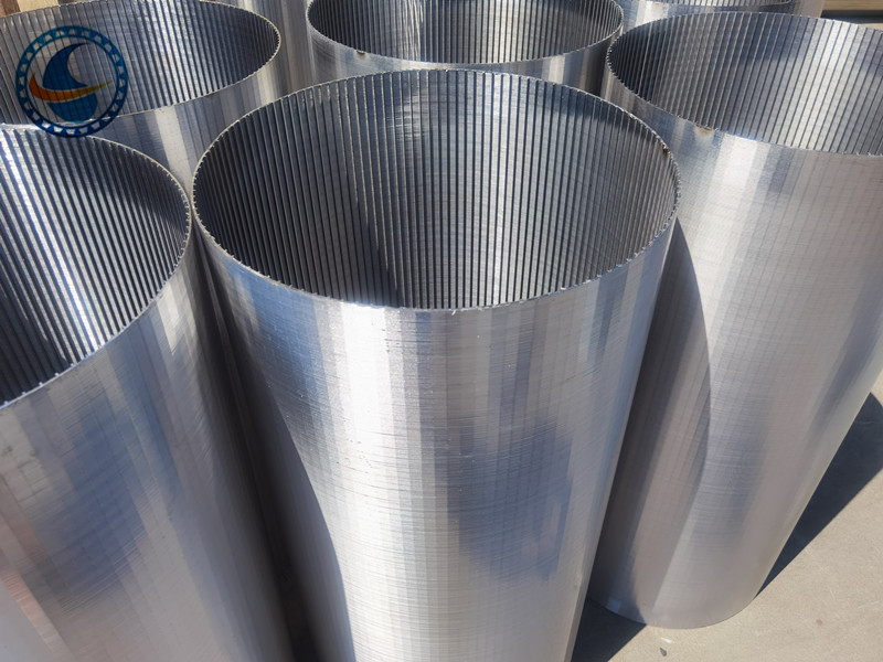 Non Clogging 304 Stainless Steel Wedge Wire Screen For Rotating Fine Grid Filters