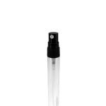Black Portable Small Glass Refillable Perfume Spray Bottle 2ml 3ml 5ml 10ml