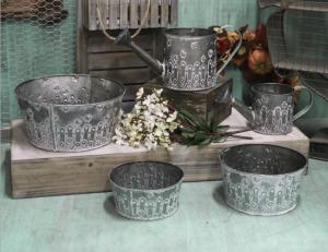 Quality American Country Style Antique Butterfly Series Flowerpot Bucket wholesale