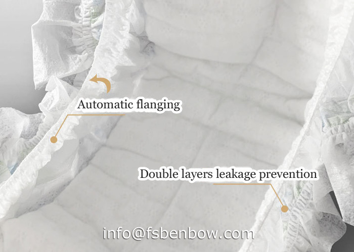 Double Leak Proof Disposable Baby Pant Diaper With Custom Brand Printed Pull Up Diaper