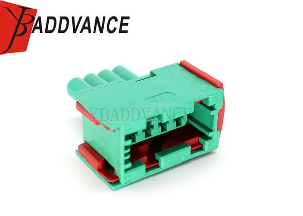 Green 4 Pin ECU TE Connectivity AMP Connectors 3.5 Series 144998-6 For