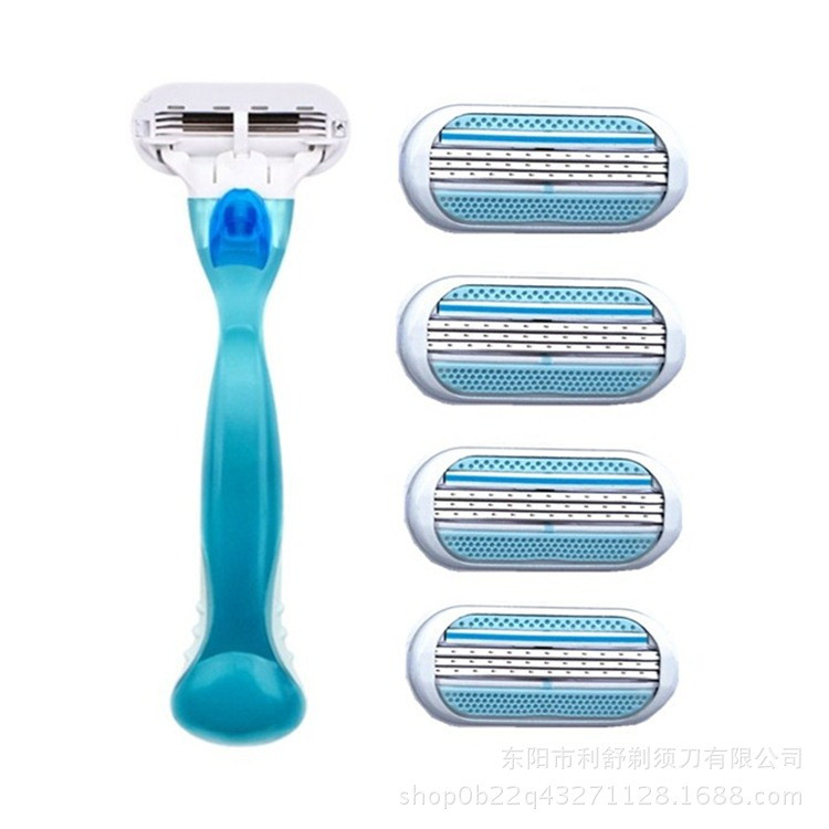 Replaceable blade refills Body Facial Razor Private Label Disposable Portable Travel Shaving Razor for Women