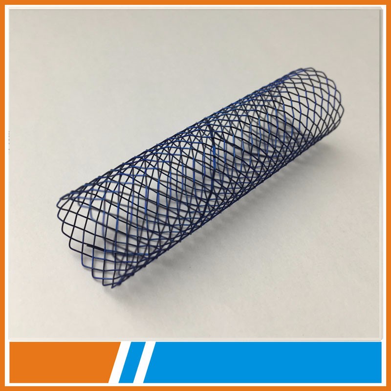 Disposable metallic covered trachea bronchus stent with Nitinol wire