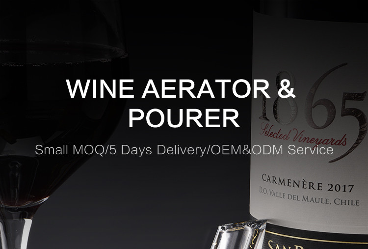 Smart Wine Decanter Pourer Wine Bottle No Drip Or Spill Wine Promotion Gift