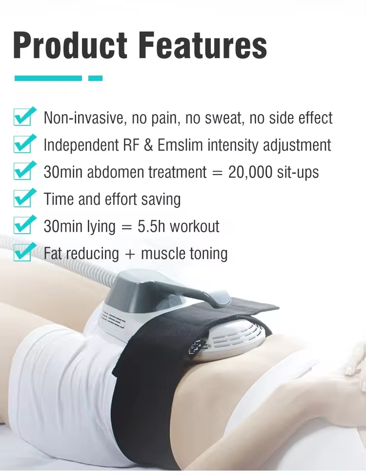 14 Tesla Emslim Body Sculpting Machine 5000W Fat Burning EMS Machine Professional